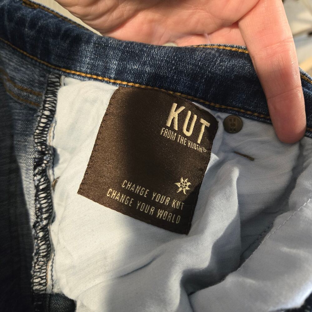 Kut from the Kloth 16W Blue Denim Capri Pants [0432] - Picture 5 of 8